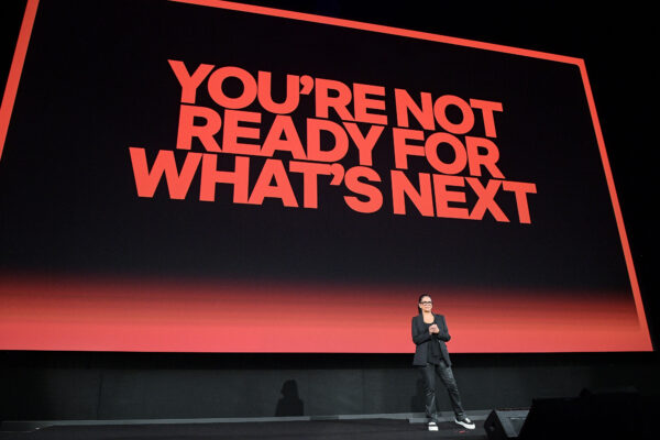 Bela Bajaria, CCO, Netflix speaks onstage during Next On Netflix 2025 Los Angeles at The Egyptian Theatre Hollywood on January 29, 2025